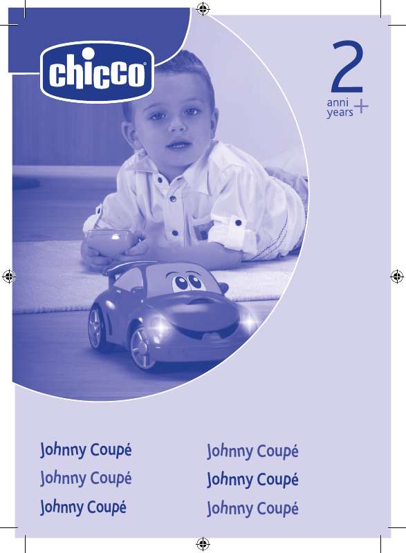 Guide utilisation  CHICCO JOHNNY COUPE  de la marque CHICCO