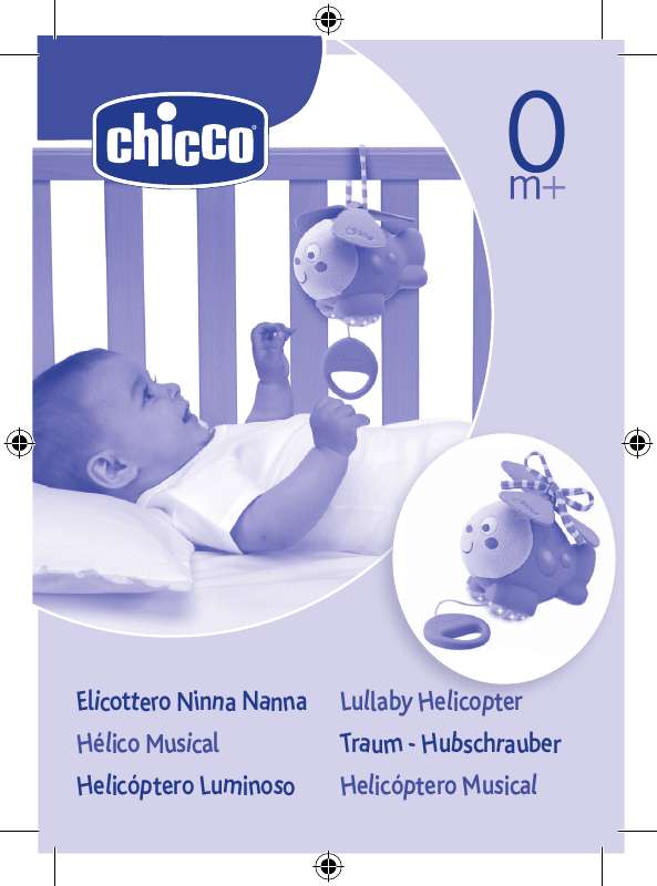 Guide utilisation  CHICCO LULLABY HELICOPTER  de la marque CHICCO