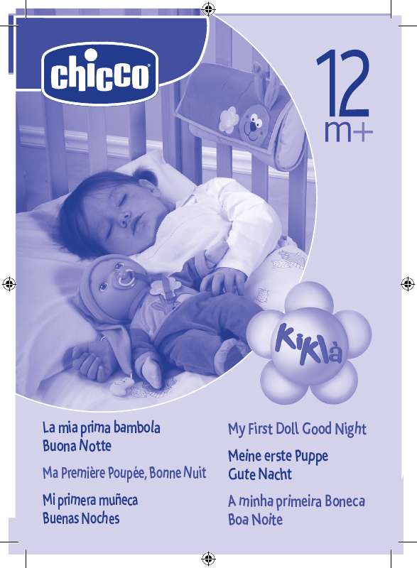 Guide utilisation  CHICCO MY FIRST DOLL GOOD NIGHT  de la marque CHICCO