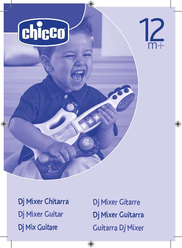 Guide utilisation  CHICCO DJ MIXER GUITAR  de la marque CHICCO