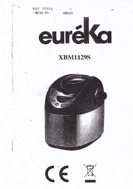 Guide utilisation XBM EUREKA 1129 de la marque XBM