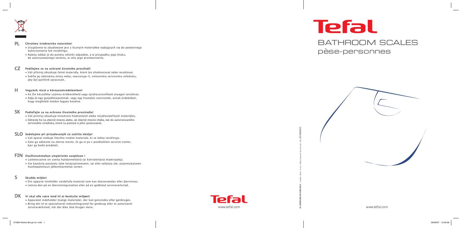 Guide utilisation  TEFAL PP3023  de la marque TEFAL