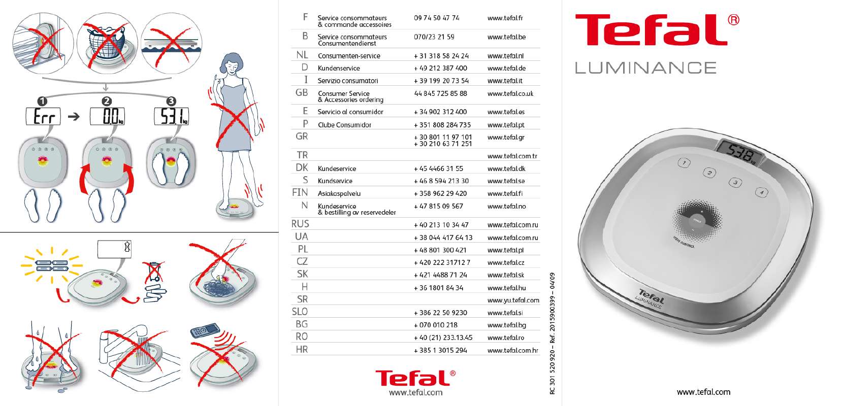 Guide utilisation  TEFAL PP8043  de la marque TEFAL