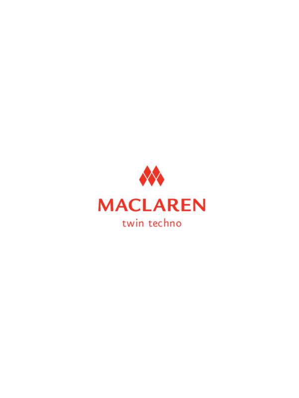 Guide utilisation MACLAREN TWIN TECHNO  de la marque MACLAREN