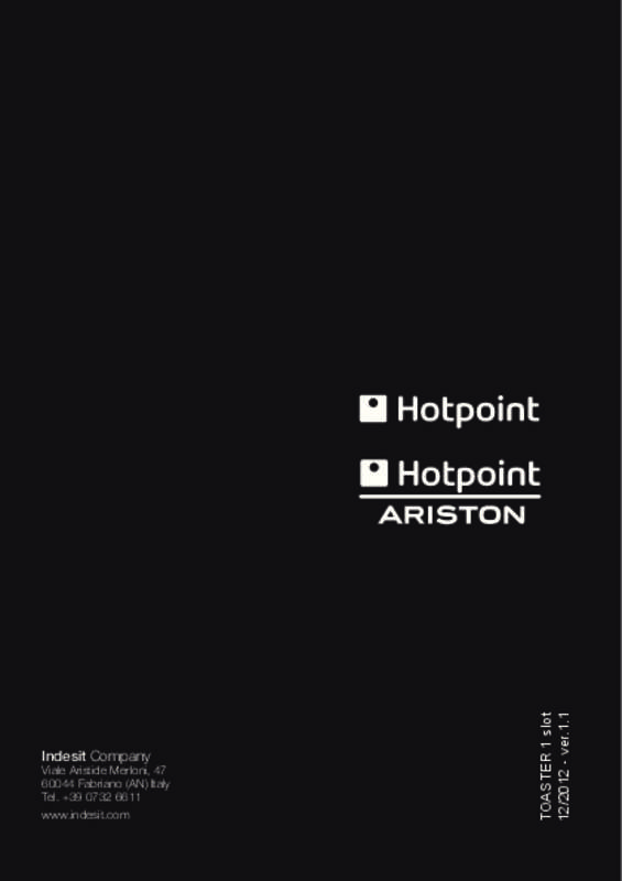 Guide utilisation  HOTPOINT TT 12E AC0  de la marque HOTPOINT