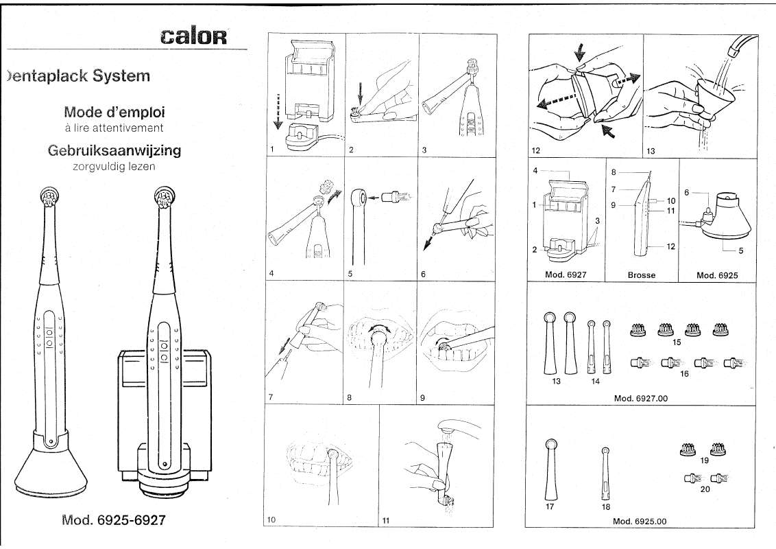 Guide utilisation  CALOR 6927  de la marque CALOR