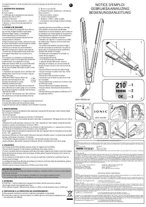 Guide utilisation  CALOR CF 7150  de la marque CALOR
