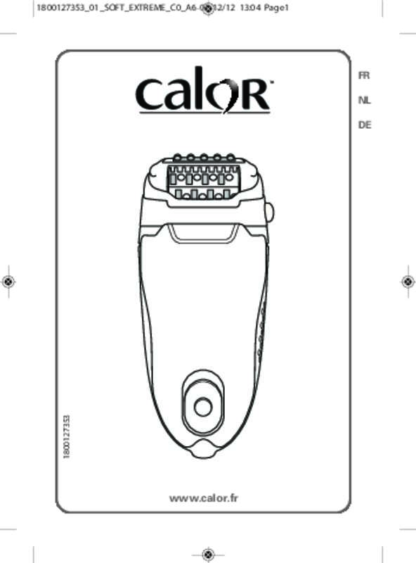 Guide utilisation CALOR ELITE EP7502C0 SOFT EXTREME  de la marque CALOR