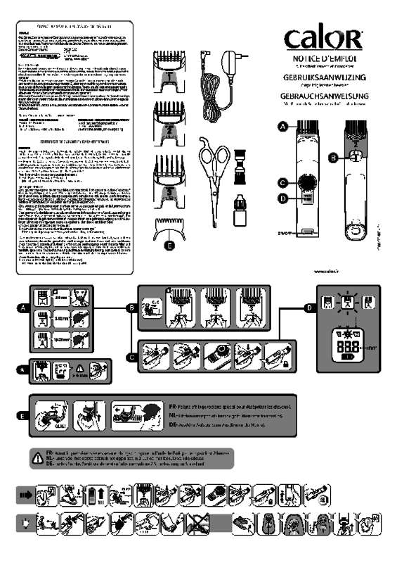 Guide utilisation CALOR TN8220C4  de la marque CALOR