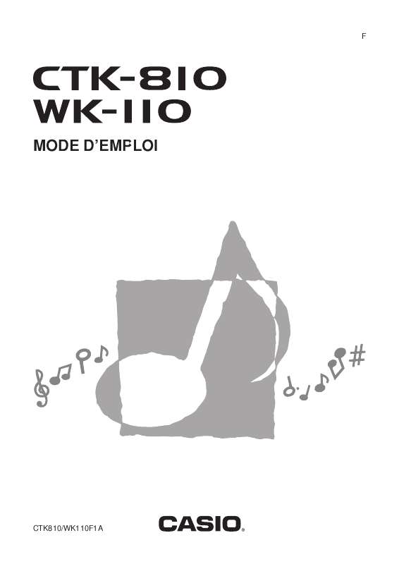 Guide utilisation CASIO WK-110  de la marque CASIO