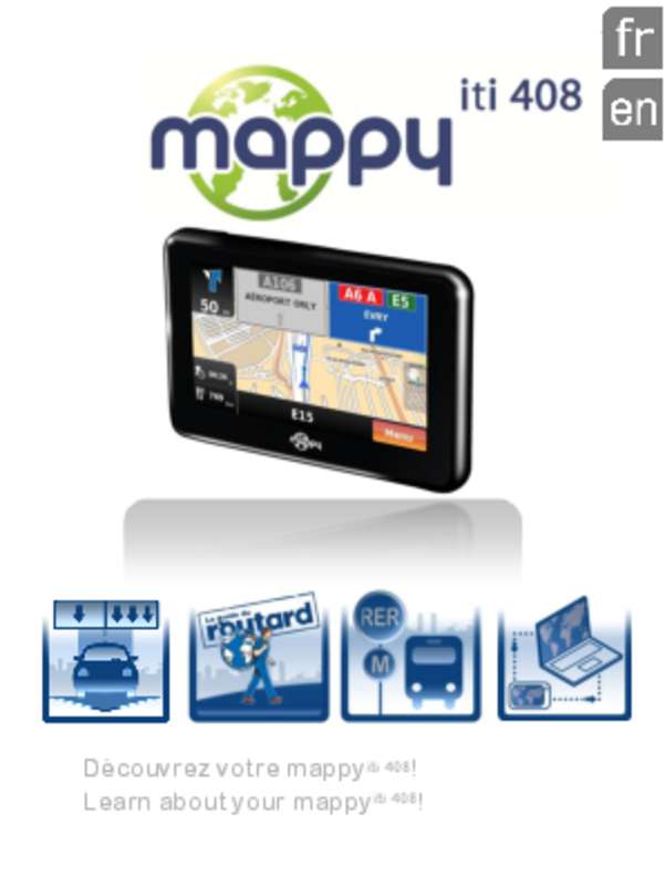 Guide utilisation MAPPY ITI E 408  de la marque MAPPY