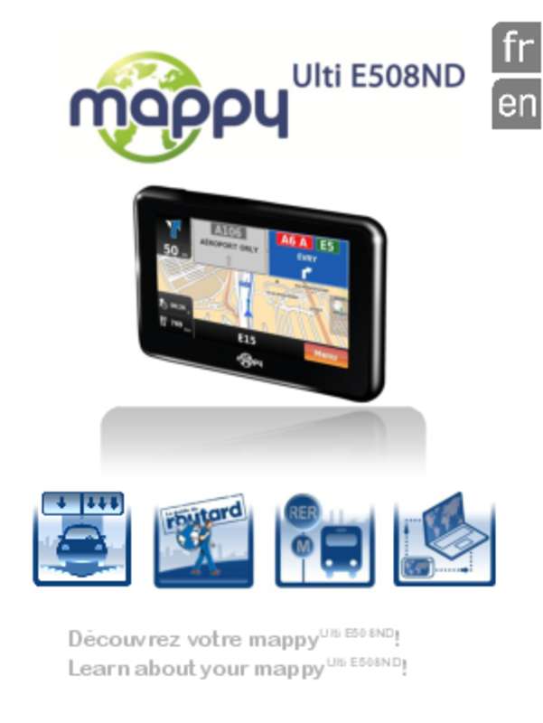 Guide utilisation MAPPY ULTI E508  de la marque MAPPY