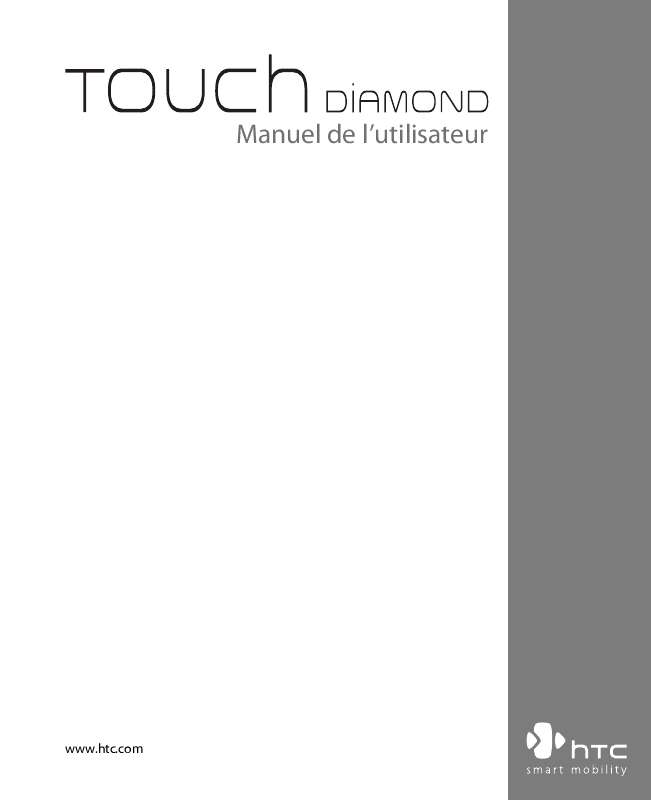 Guide utilisation HTC TOUCH DIAMOND  de la marque HTC