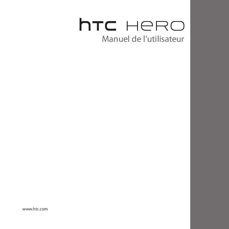 Guide utilisation HTC HERO  de la marque HTC