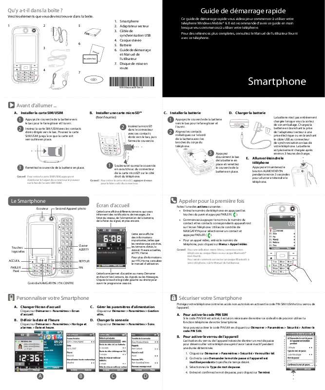 Guide utilisation HTC S730  de la marque HTC