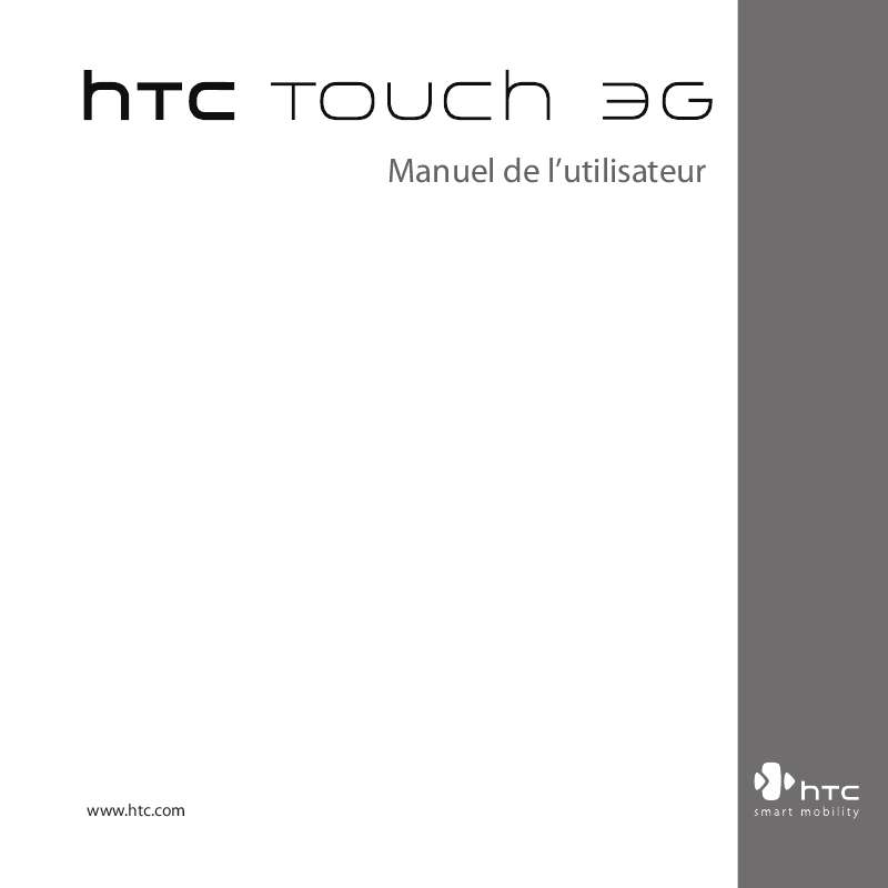 Guide utilisation HTC TOUCH 3G  de la marque HTC