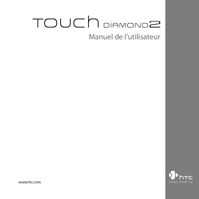 Guide utilisation HTC TOUCH DIAMOND 2  de la marque HTC