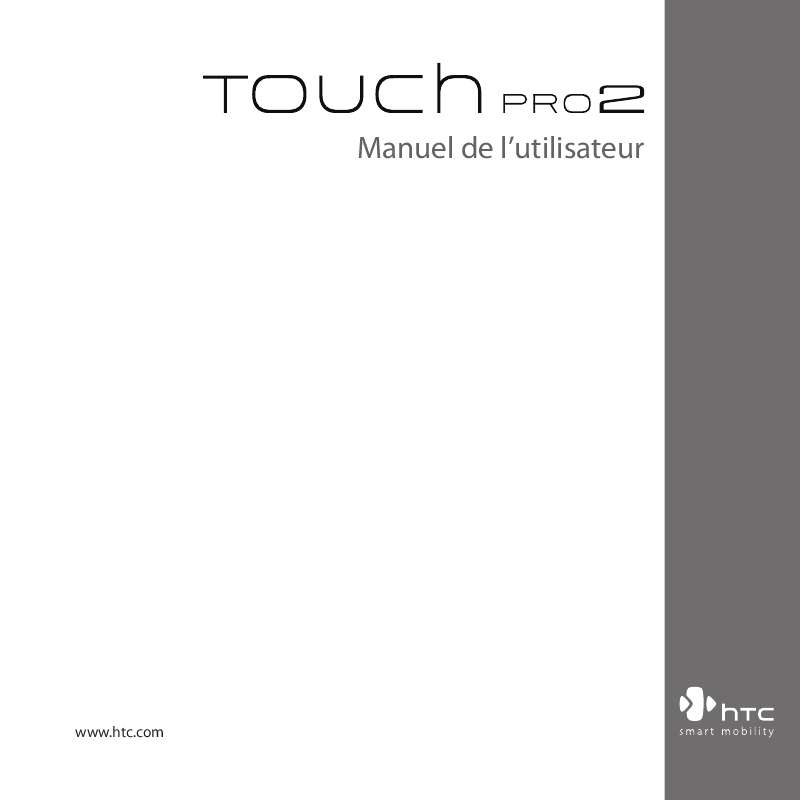 Guide utilisation HTC TOUCH PRO 2  de la marque HTC