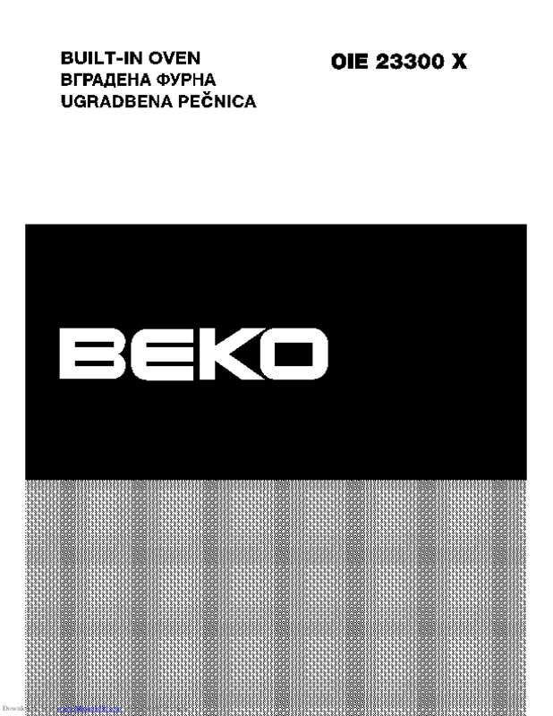 Guide utilisation BEKO OIE23301X de la marque BEKO