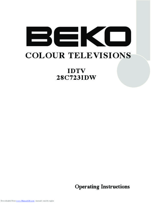 Guide utilisation BEKO ACTIVE PRO 32-012B  de la marque BEKO