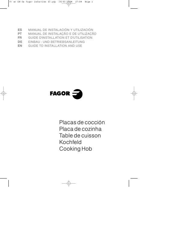 Guide utilisation  FAGOR 6IFT-4S  de la marque FAGOR