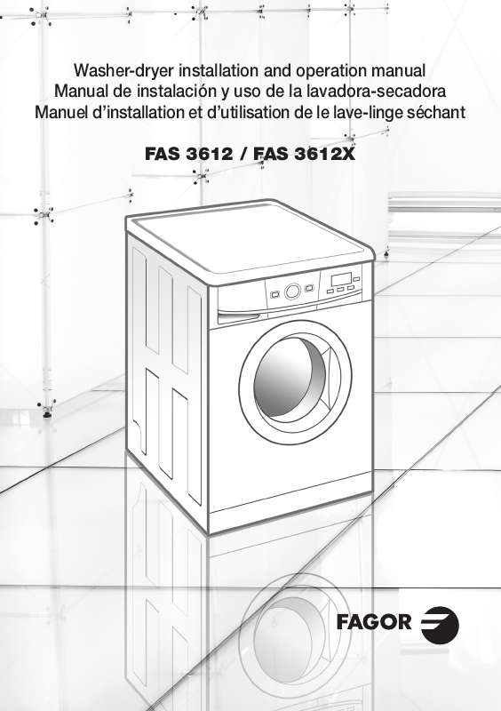 Guide utilisation  FAGOR FAS 3612X  de la marque FAGOR