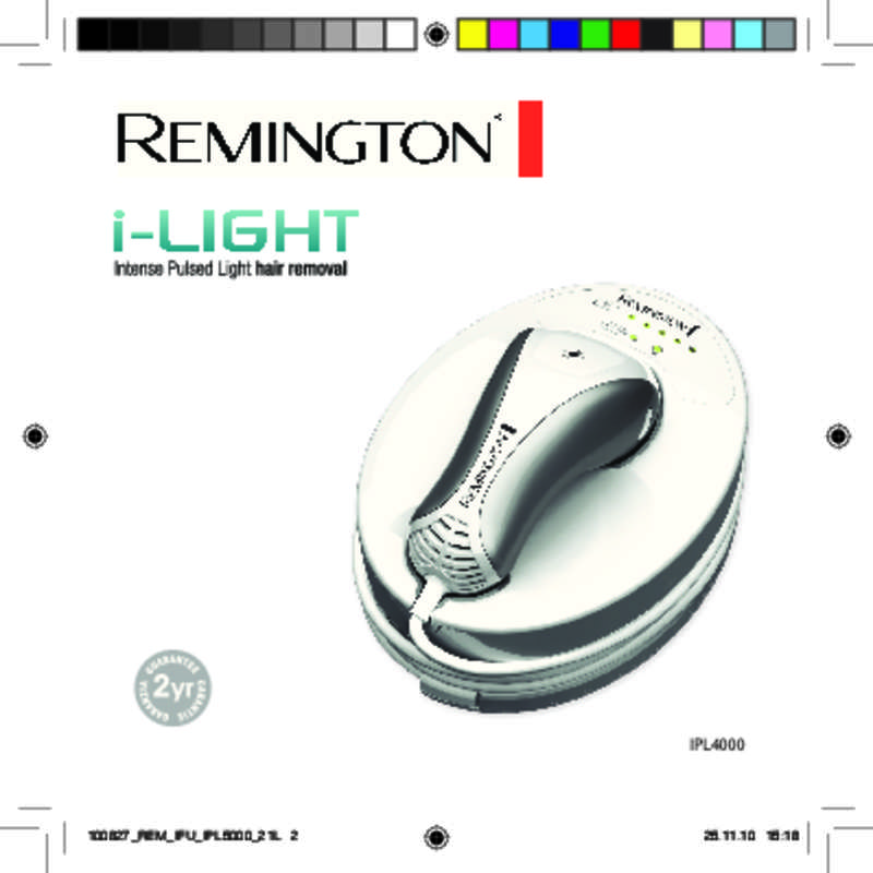 Guide utilisation REMINGTON IPL 4000  de la marque REMINGTON