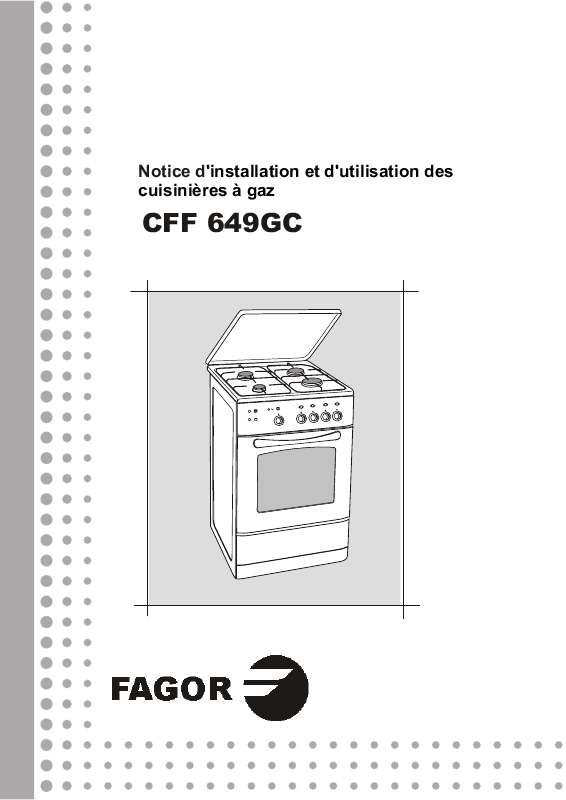Guide utilisation  FAGOR CFF 649GC  de la marque FAGOR