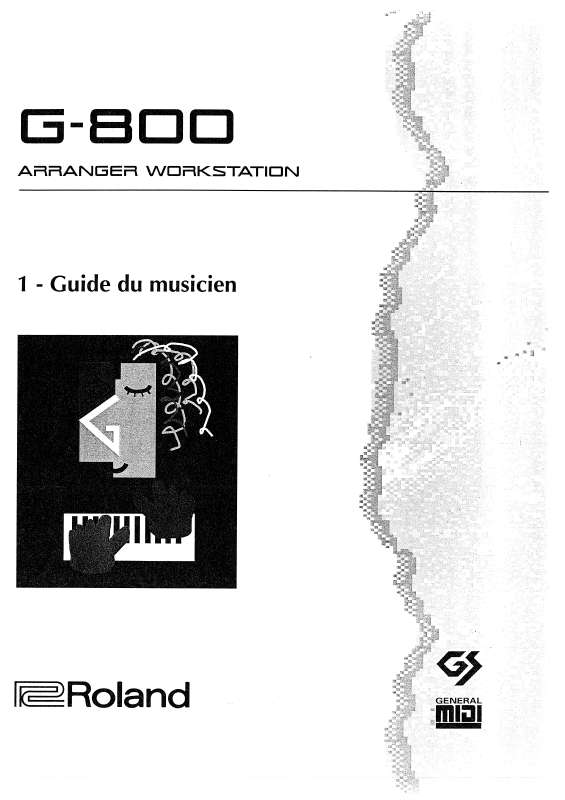 Guide utilisation  ROLAND G-800  de la marque ROLAND