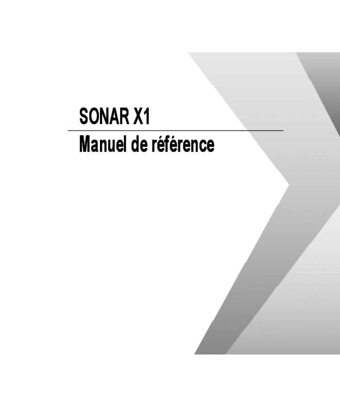 Guide utilisation  ROLAND SONAR X1 PRODUCER  de la marque ROLAND