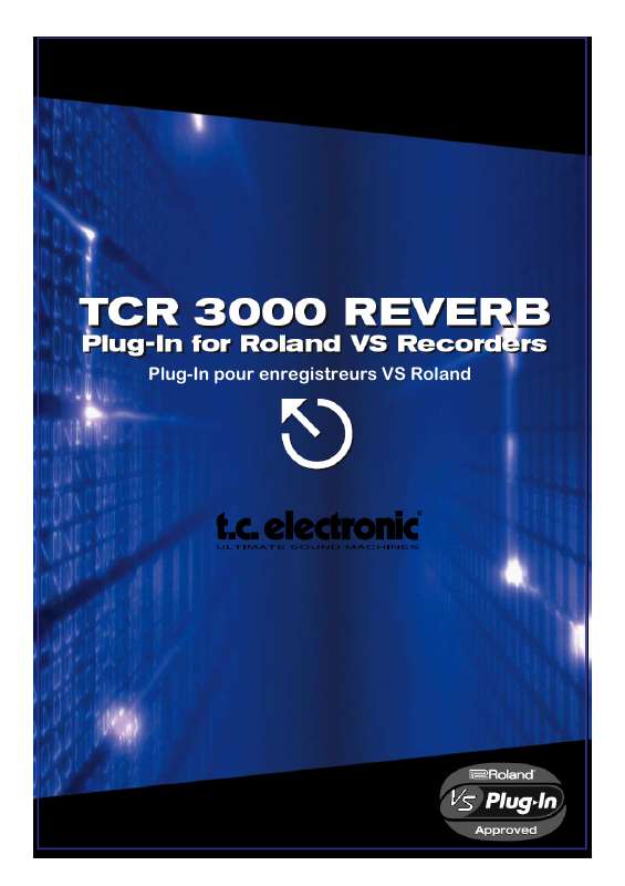 Guide utilisation  ROLAND TCR3000  de la marque ROLAND