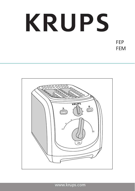 Guide utilisation KRUPS FEP de la marque KRUPS