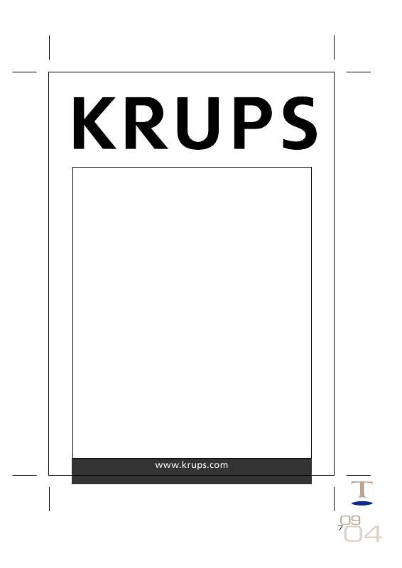 Guide utilisation KRUPS ESPRESSO XP4050 de la marque KRUPS