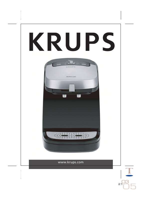 Guide utilisation KRUPS KP1010 de la marque KRUPS