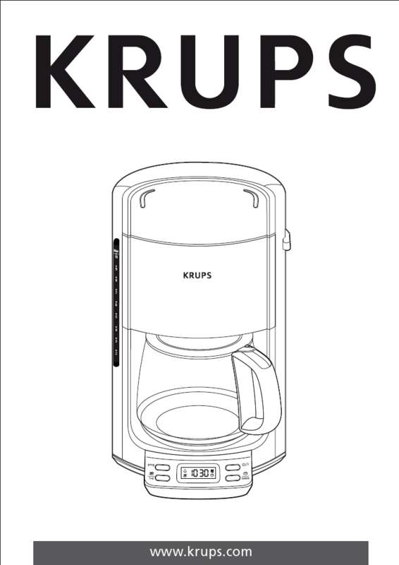 Guide utilisation KRUPS FMD6 de la marque KRUPS