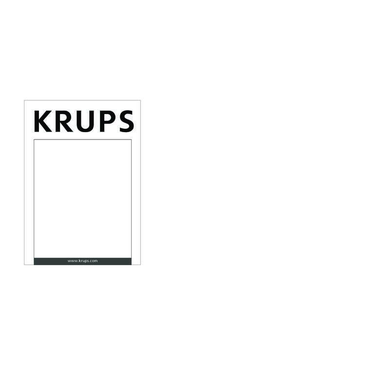 Guide utilisation KRUPS FMF7 de la marque KRUPS