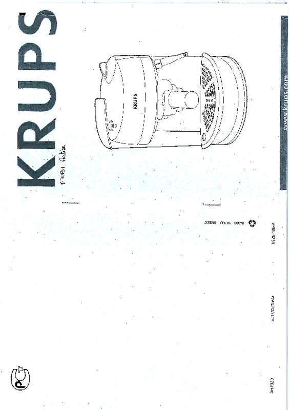 Guide utilisation KRUPS FNB1 de la marque KRUPS