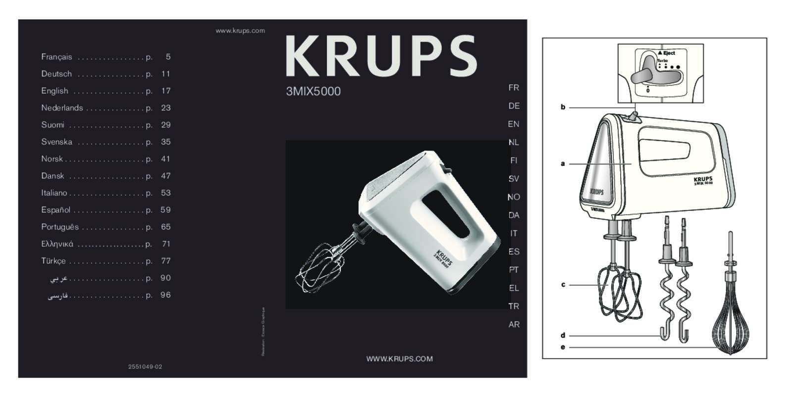 Guide utilisation KRUPS GN 5001 de la marque KRUPS