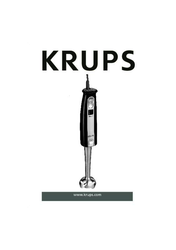 Guide utilisation KRUPS GPA3.40 PIED ELECTRO  de la marque KRUPS