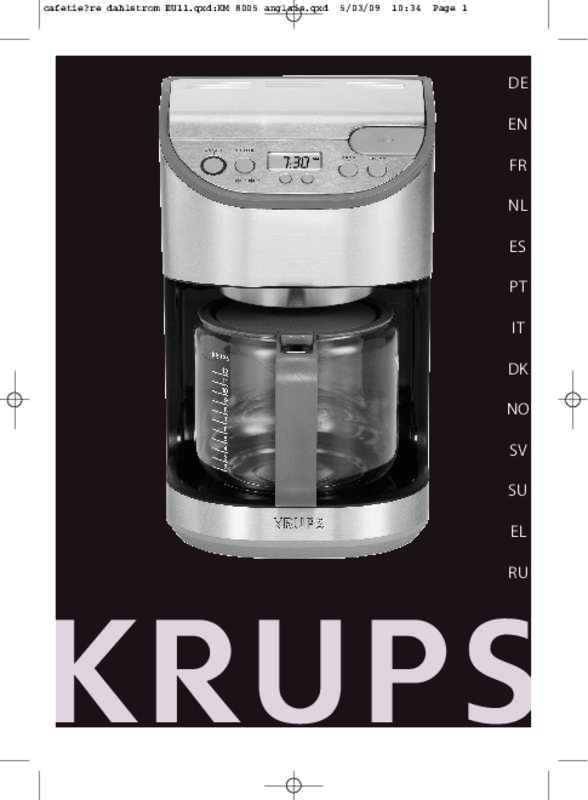 Guide utilisation KRUPS KM5055 de la marque KRUPS