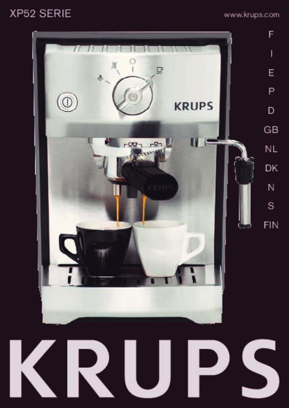 Guide utilisation KRUPS XP52 de la marque KRUPS