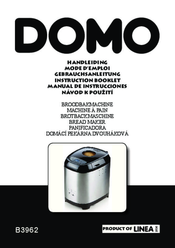 Guide utilisation DOMO B3962 de la marque DOMO