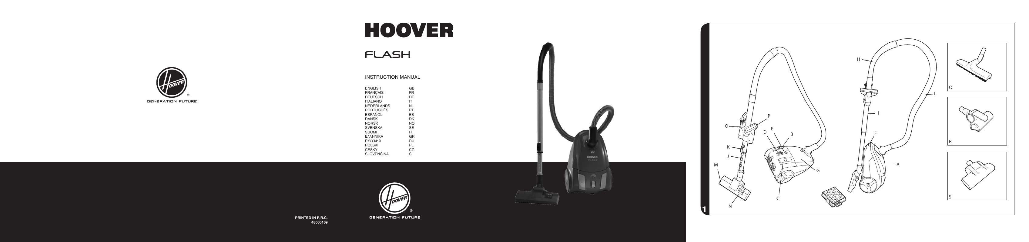 Guide utilisation  HOOVER FLASH  de la marque HOOVER