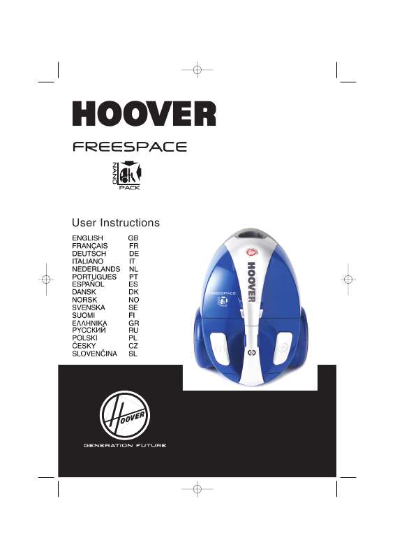 Guide utilisation  HOOVER FREESPACE  de la marque HOOVER