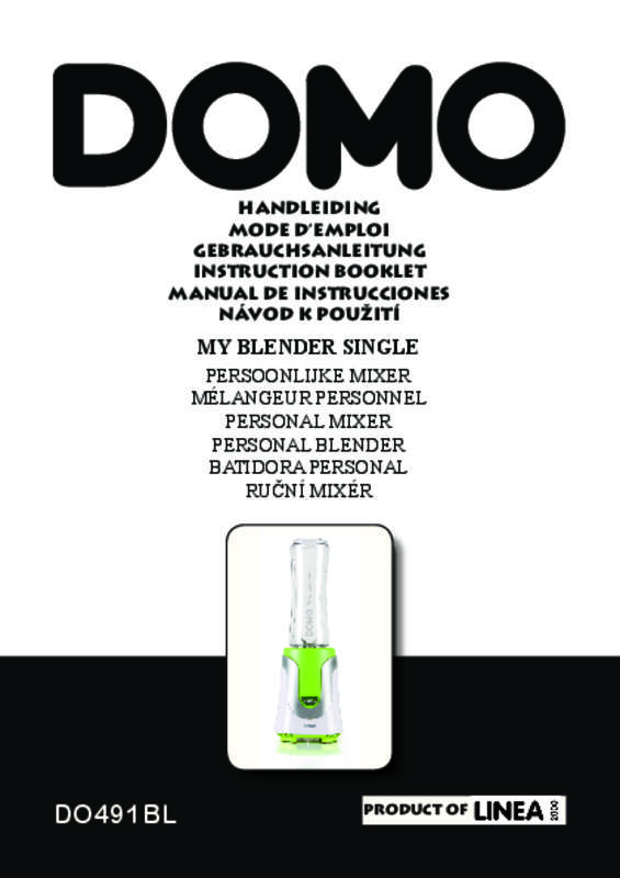 Guide utilisation DOMO DO491BL  de la marque DOMO
