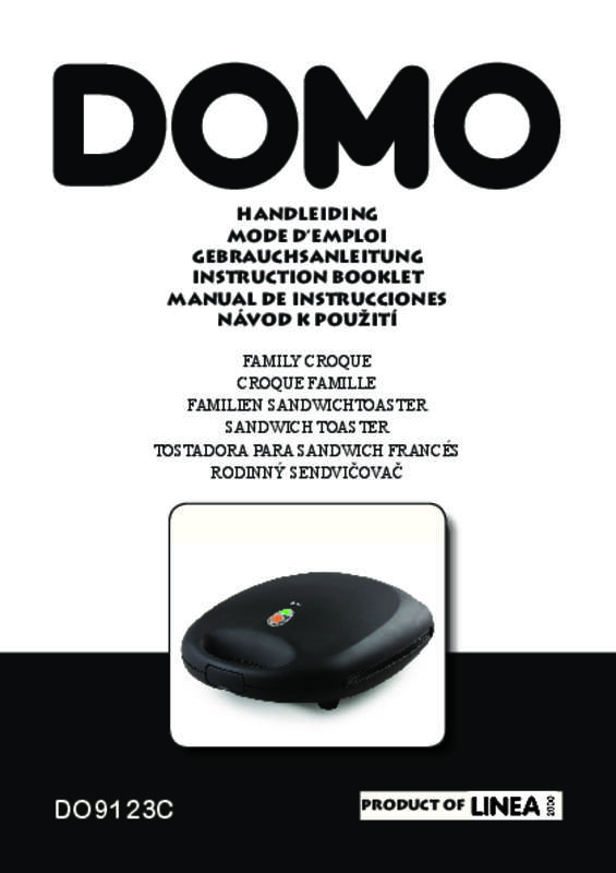 Guide utilisation DOMO DO9123C  de la marque DOMO