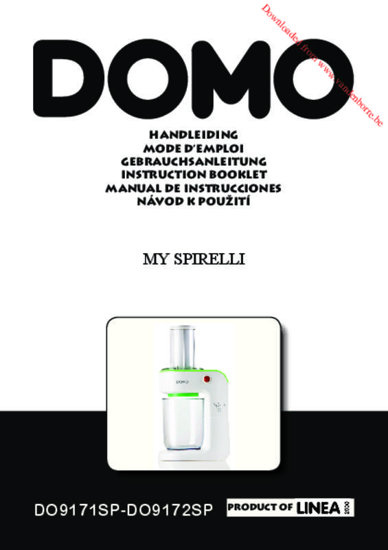 Guide utilisation DOMO MY SPIRELLI DO9172SP  de la marque DOMO