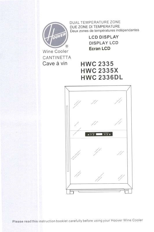 Guide utilisation HOOVER HWC 2336 DL  de la marque HOOVER