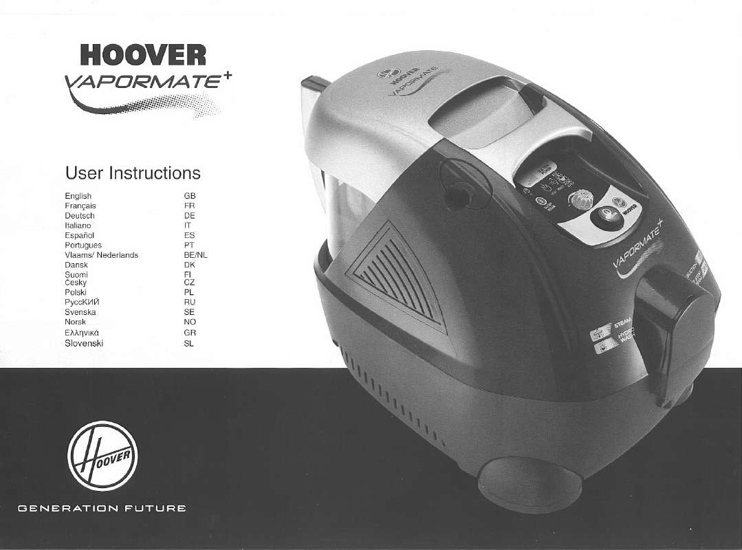 Guide utilisation  HOOVER VMA 1530  de la marque HOOVER