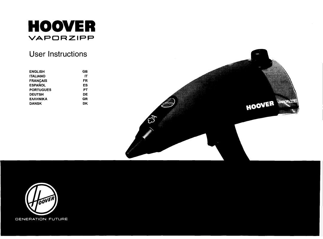 Guide utilisation  HOOVER VPA 0310  de la marque HOOVER